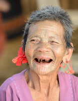 Chin village woman. Myanmar