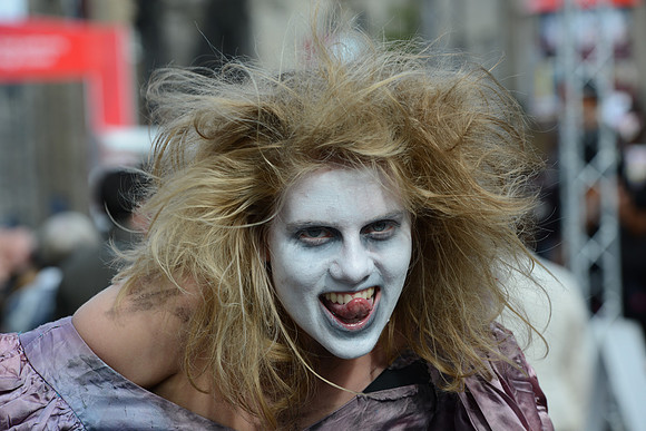 On the street, Edinburgh Fringe Festival