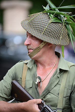 Re-enactor, Crich, England