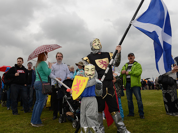 At Battle of Bannockburn Reenactment, Anonymous family, Scotland